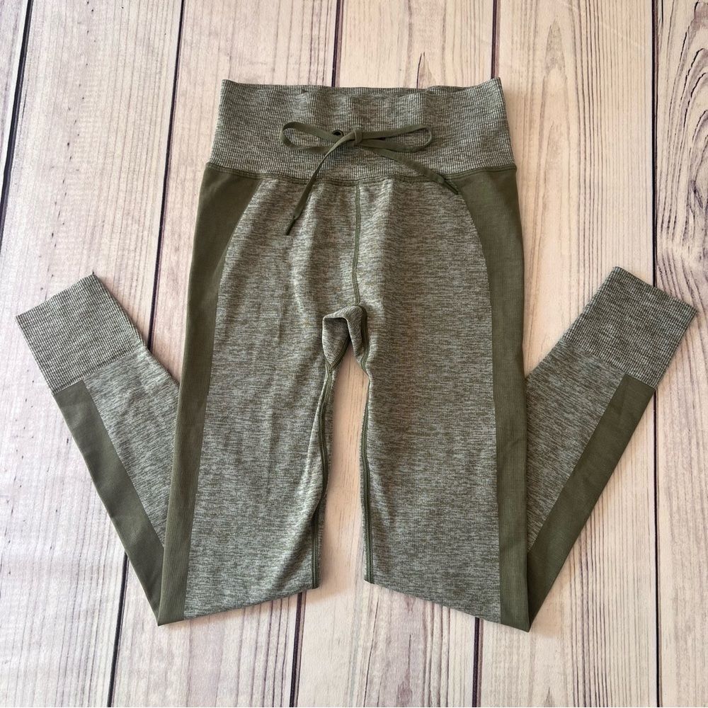 Victorias Secret Pink Green Marled Seamless Jogger Leggings